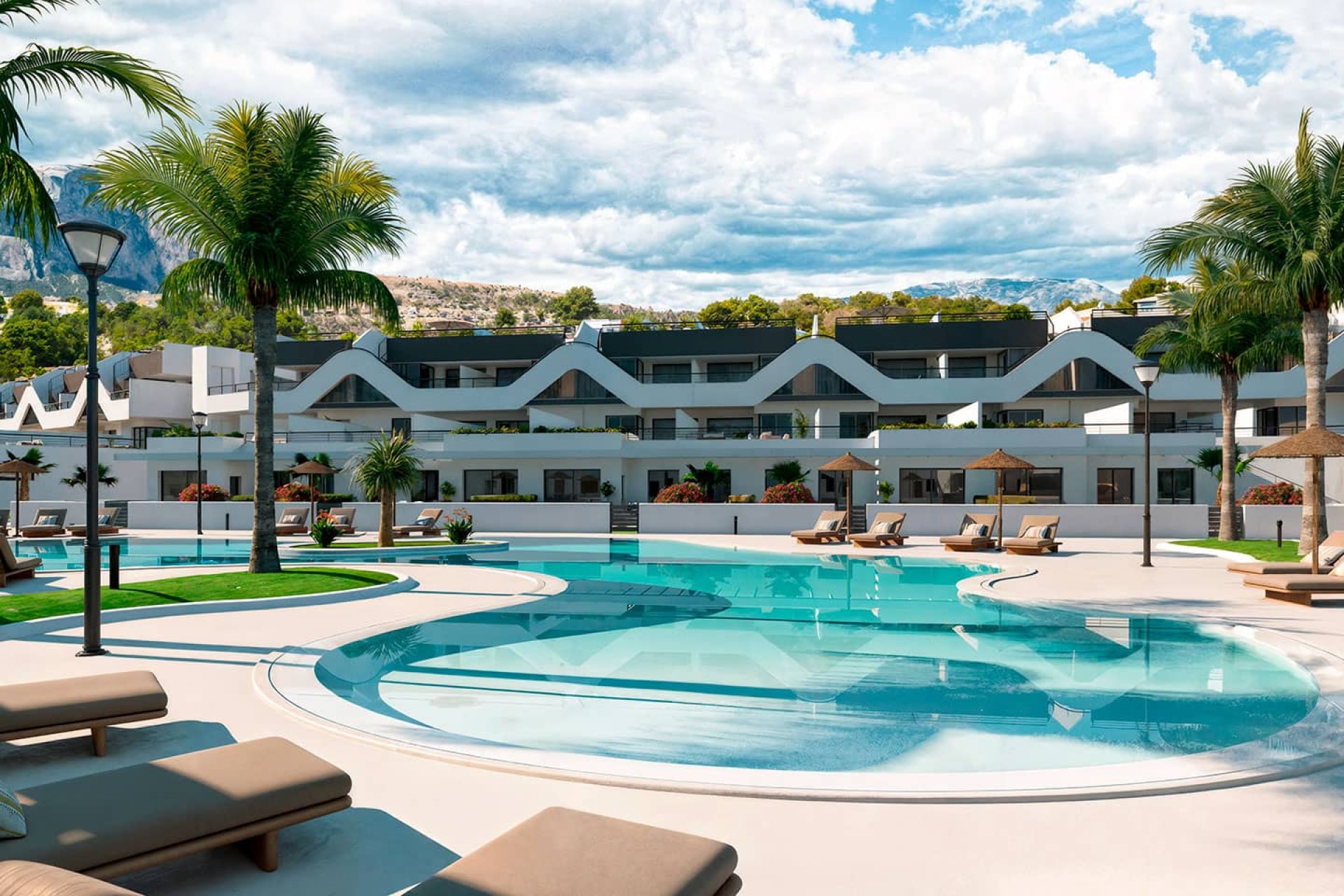 Neue Gebäude - high-bungalow -
Alfaz del Pi