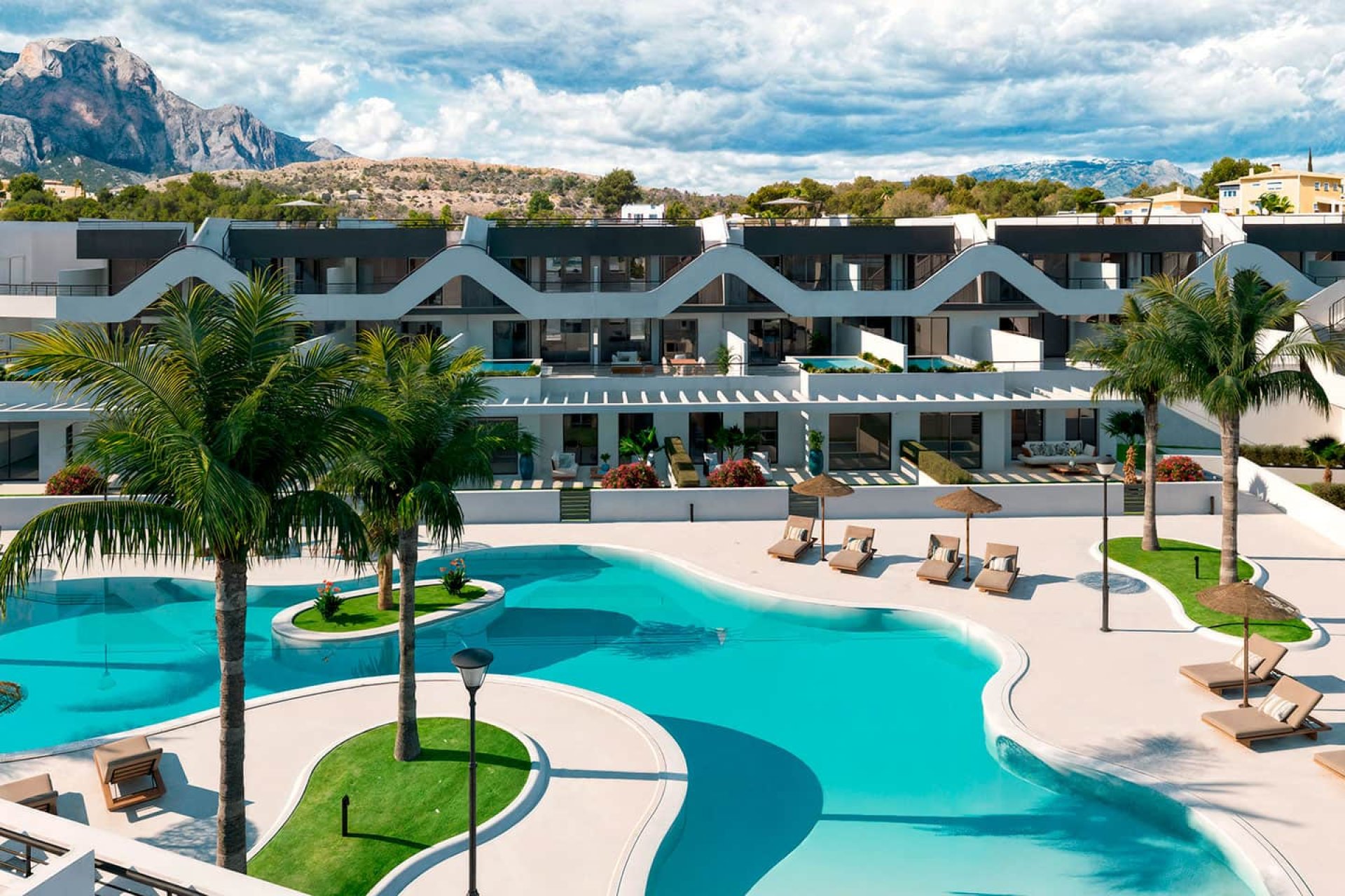 Neue Gebäude - low-bungalow -
Alfaz del Pi