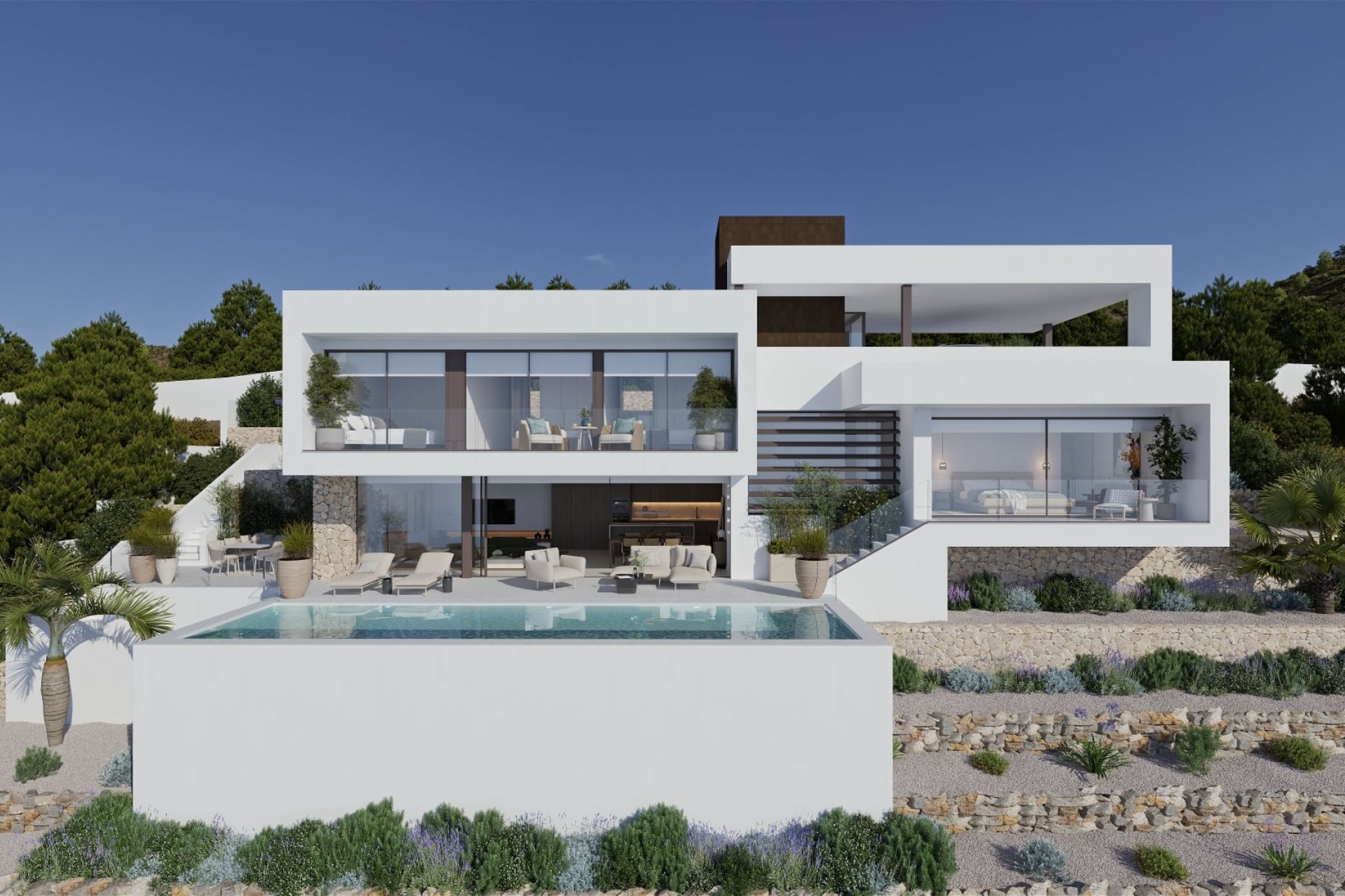 Neue Gebäude - Villa -
Altea