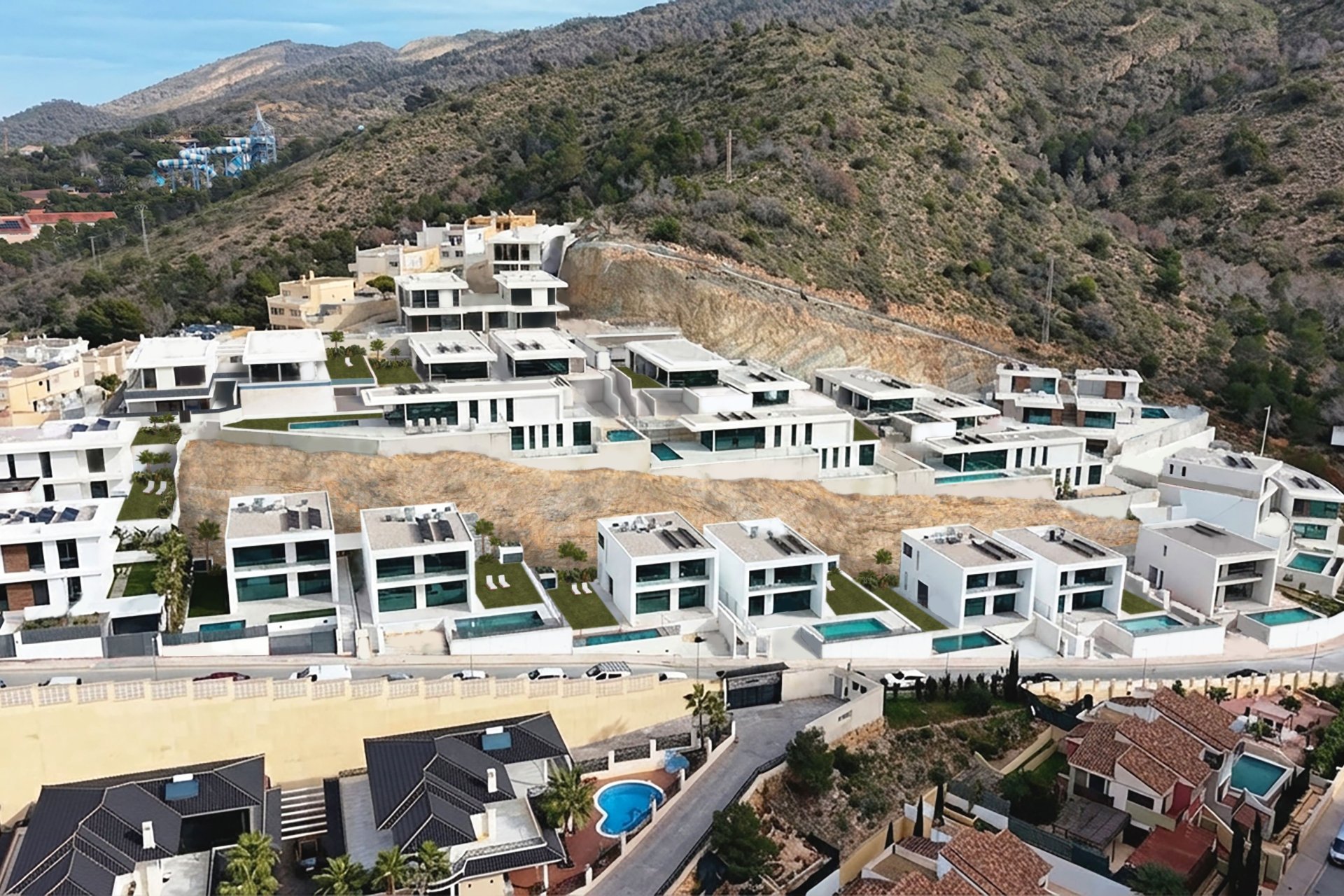 Neue Gebäude - Villa -
Benidorm