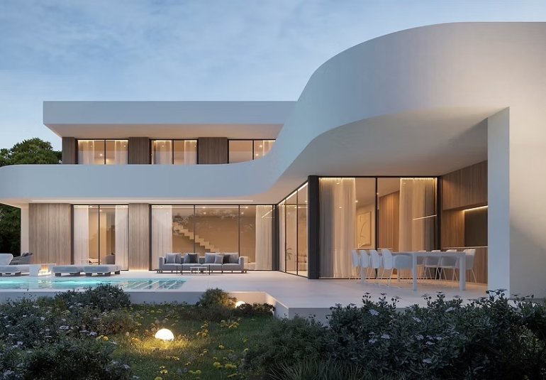 Neue Gebäude - Villa -
Moraira