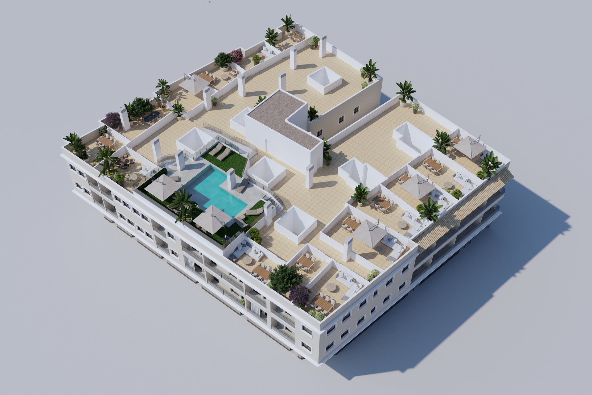 Neue Gebäude - Wohnung -
Algorfa