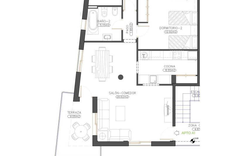 Neue Gebäude - Wohnung -
herrerías