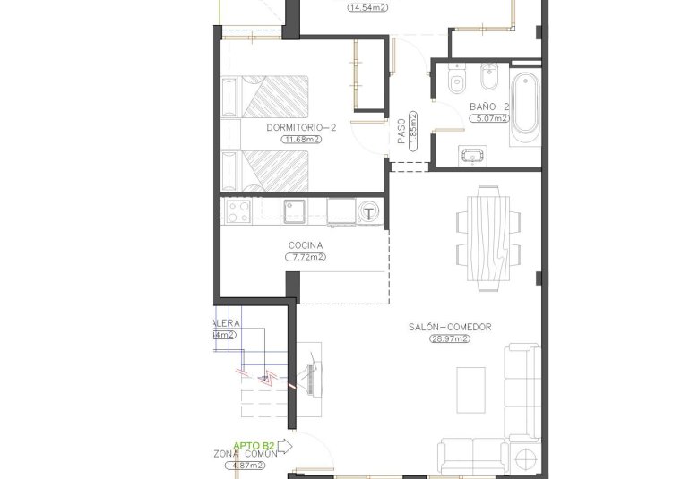 Neue Gebäude - Wohnung -
herrerías