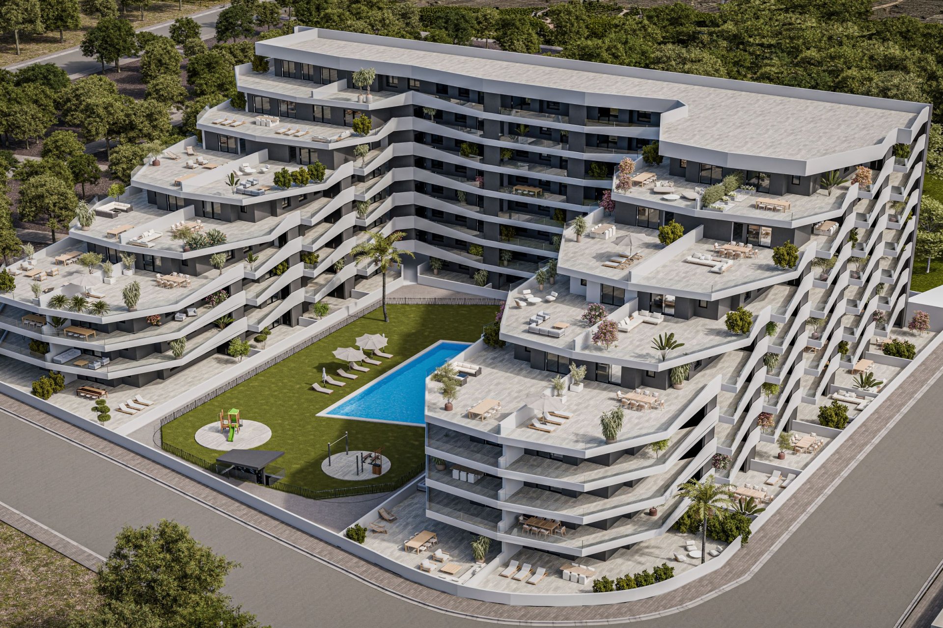 Neue Gebäude - Wohnung -
San Miguel de Salinas
