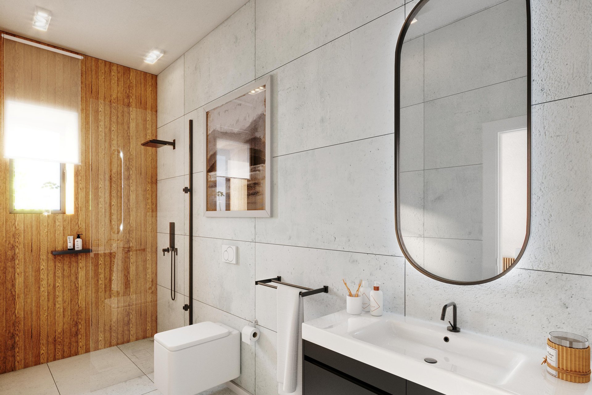 New Build - terraced -
Benferri