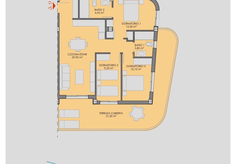 Nouvelle construction - Appartement -
los alcázares