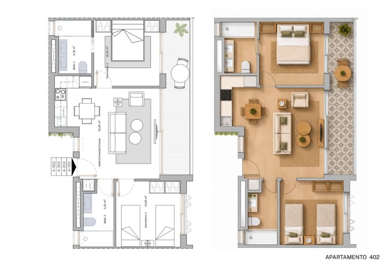 Obra nueva - Apartamento / piso -
lo pagán