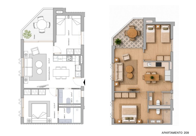 Obra nueva - Apartamento / piso -
lo pagán