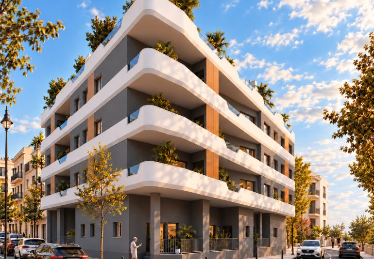 Obra nueva - Apartamento / piso -
Santa Pola