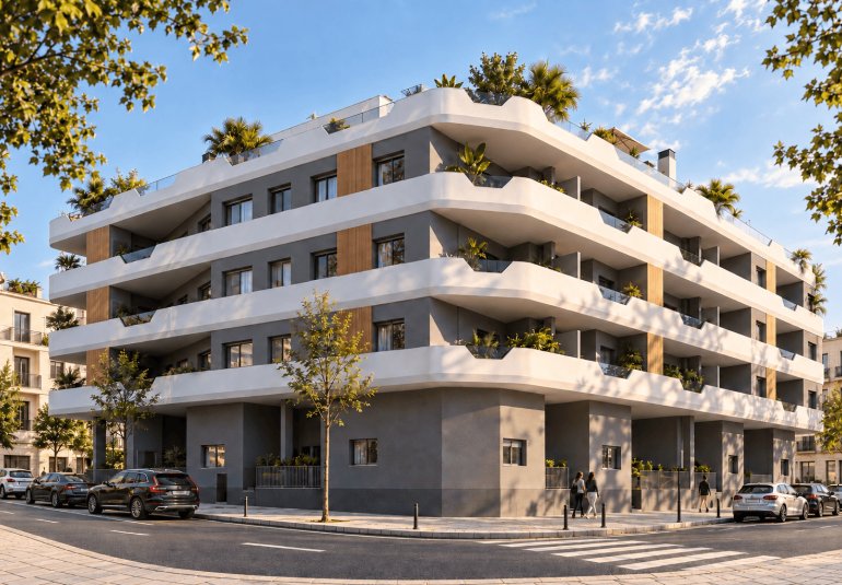 Obra nueva - Apartamento / piso -
Santa Pola