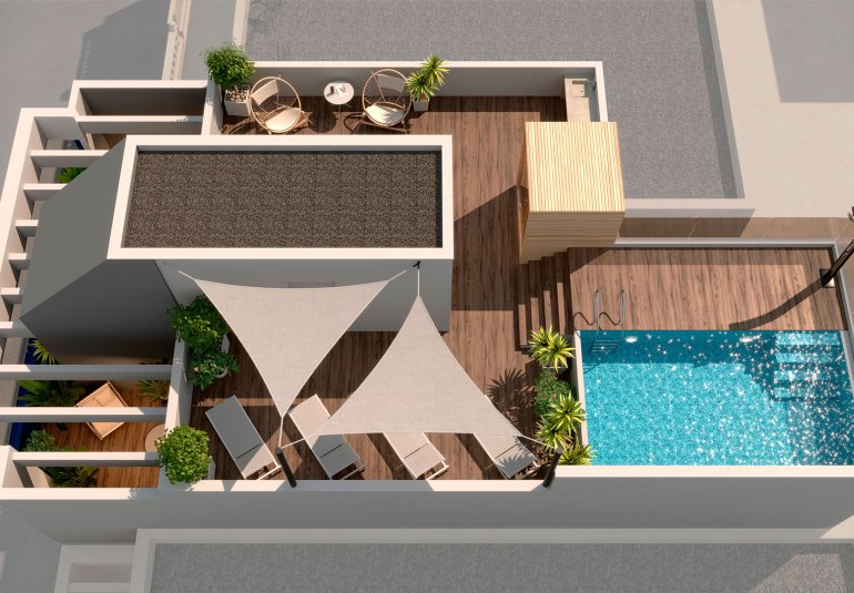 Obra nueva - Ático -
Torrevieja