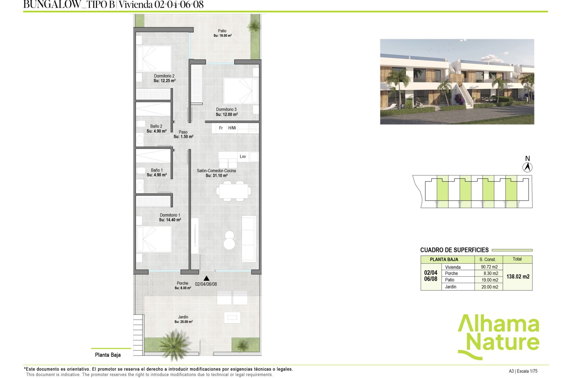 Obra nueva - Bungalow -
alhama de murcia