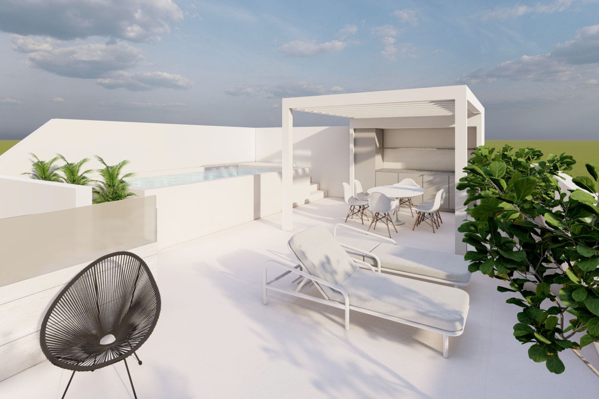 Obra nueva - Bungalow -
Pilar de la Horadada