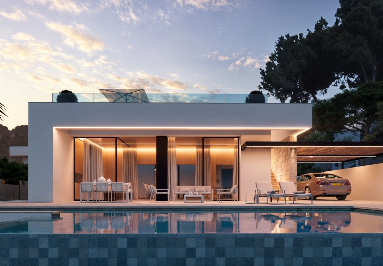 Obra nueva - Villa -
Moraira
