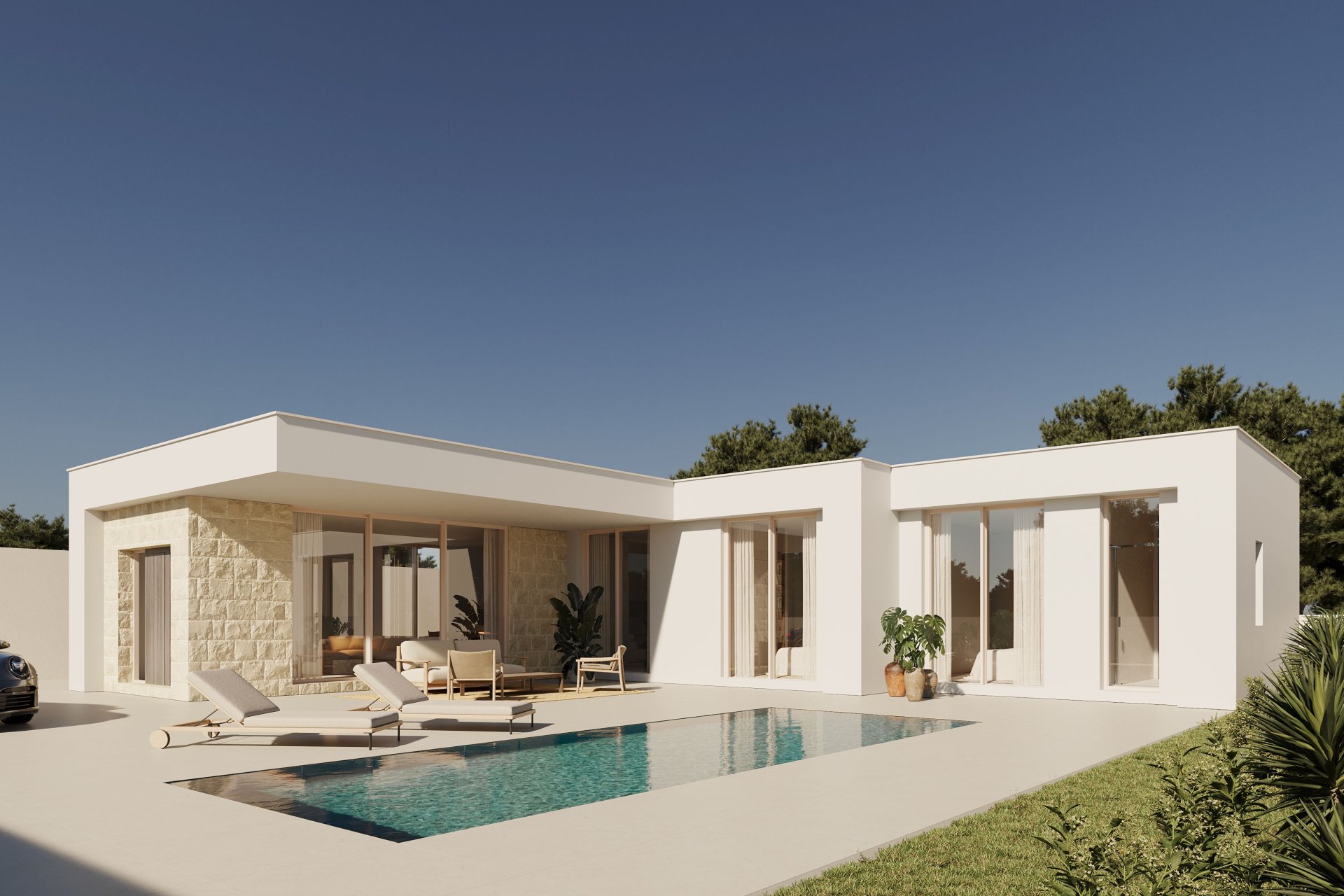 Obra nueva - Villa -
Polop