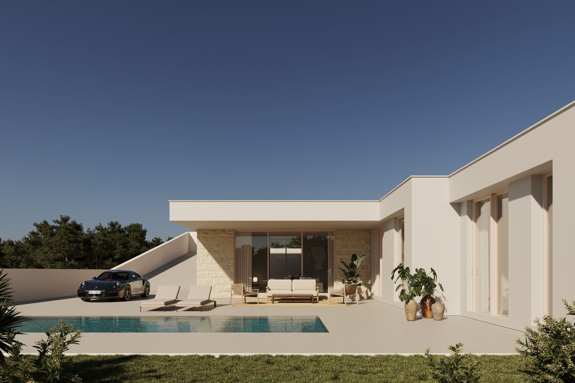 Obra nueva - Villa -
Polop