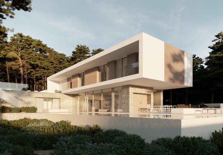 Obra nueva - Villa -
Teulada