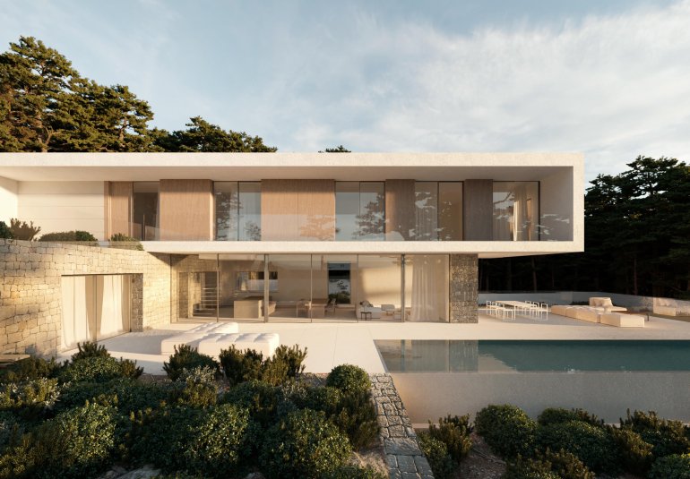 Obra nueva - Villa -
Teulada
