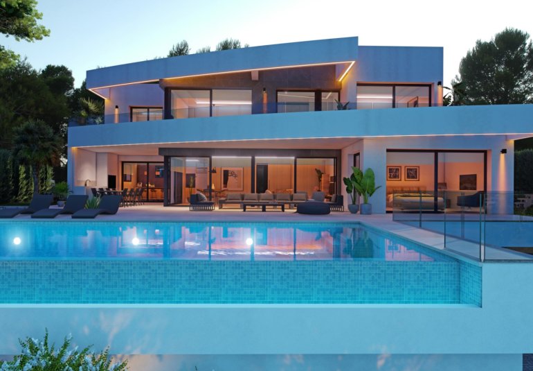 Obra nueva - Villa -
Teulada