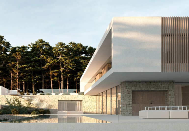 Obra nueva - Villa -
Teulada