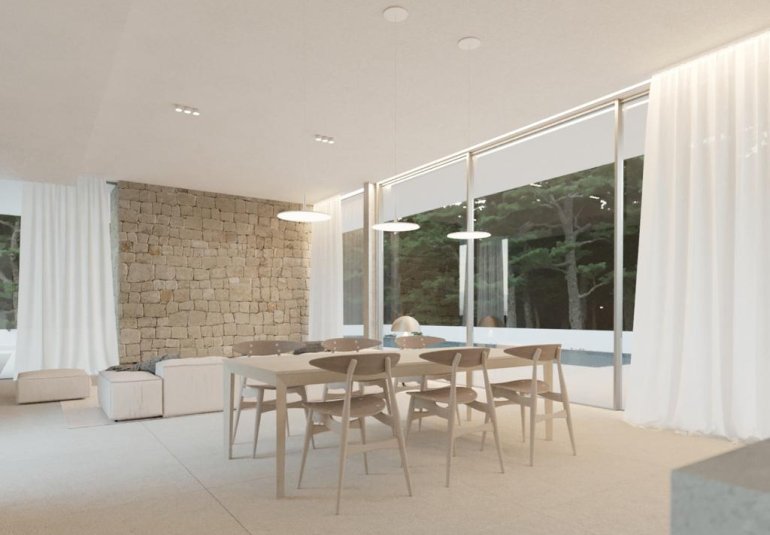 Obra nueva - Villa -
Teulada